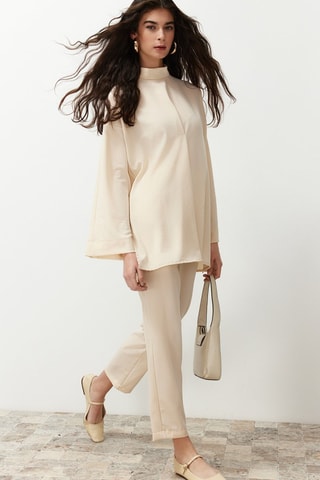 Tunique et pantalon - Beige