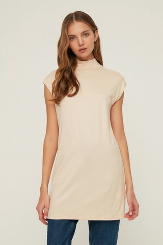 2 tuniques - Beige et bleu marine