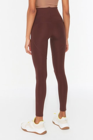 Legging taille haute Marron
