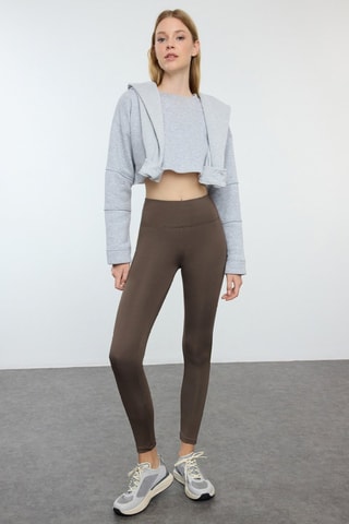 Legging taille haute - Kaki