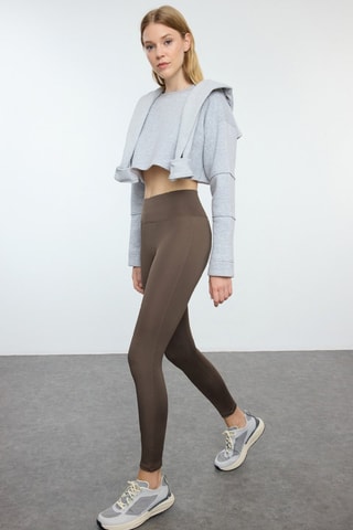 Legging taille haute - Kaki