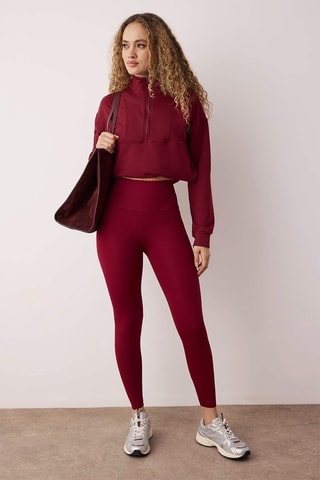 Legging taille haute - Bordeaux