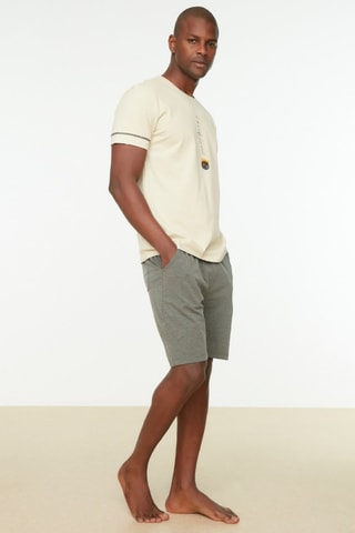 Pyjama - Beige et gris