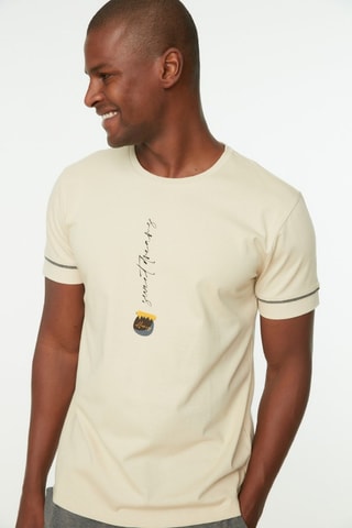 Pyjama - Beige et gris