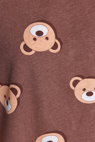 Pyjama taille haute - Marron