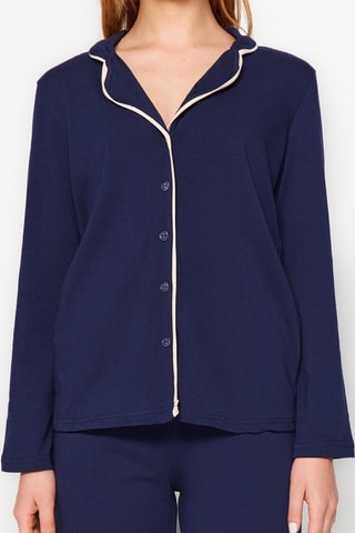 Haut de pyjama et bas de pyjama - Bleu marine