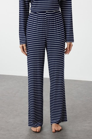 Pyjama - Bleu marine et blanc