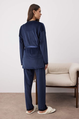 Pyjama 3 pièces - Bleu marine