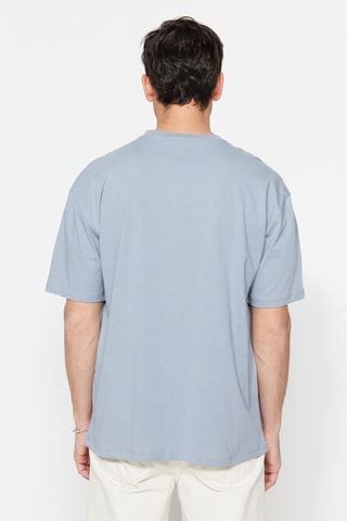 T-shirt oversize - Bleu