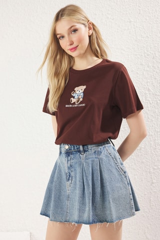 T-shirt - Marron
