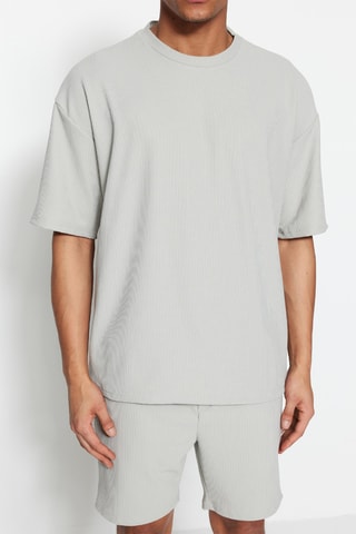 T-shirt oversize - Gris