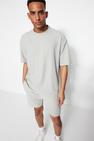 T-shirt oversize - Gris
