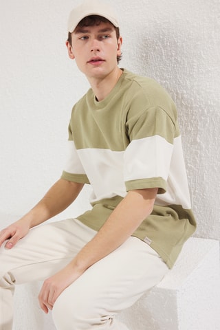 T-shirt oversize - Vert