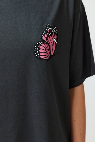 T-shirt oversize - Anthracite