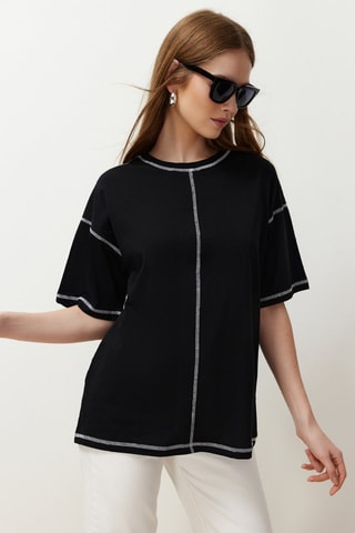 T-shirt oversize - Noir