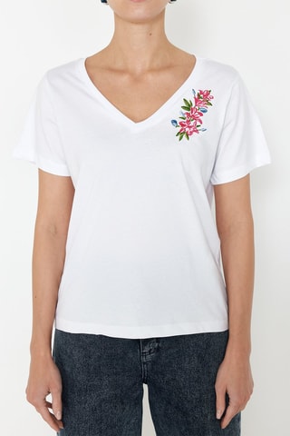 T-shirt regular - Blanc