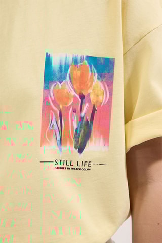 T-shirt oversize - Jaune