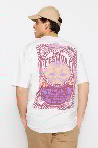 T-shirt oversize - Ecru