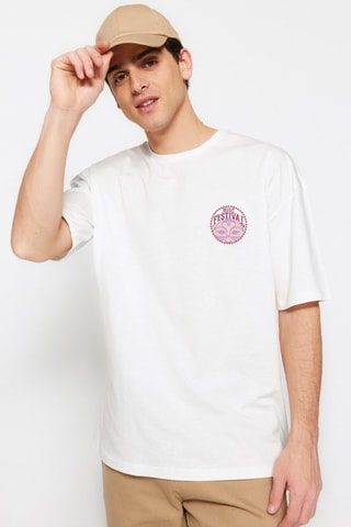 T-shirt oversize - Ecru