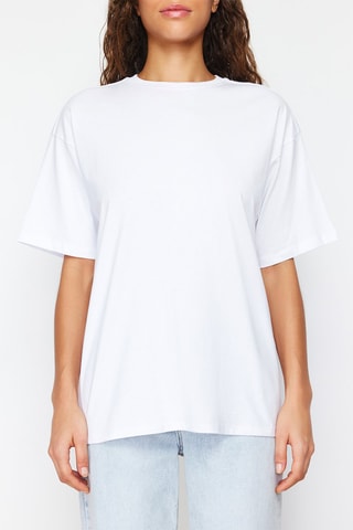 T-shirt oversize - Blanc