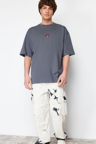 T-shirt oversize - Anthracite