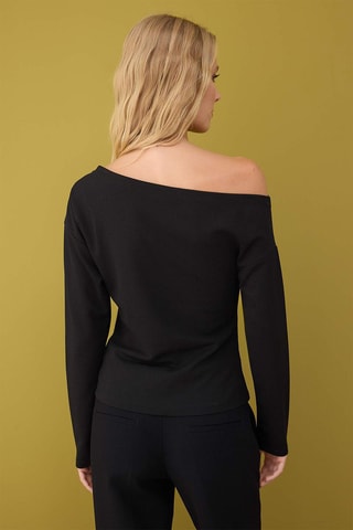 Blouse slim - Noir