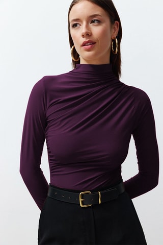 Blouse slim - Violet