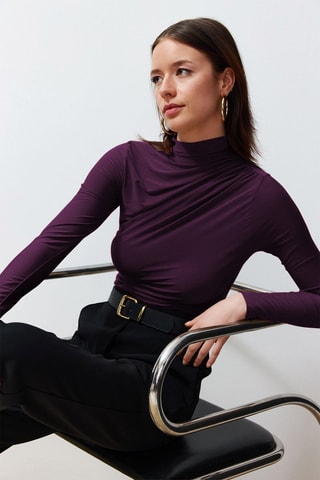 Blouse slim - Violet