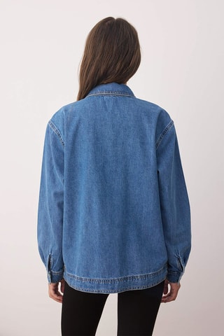 Blouse en jean - Bleu clair