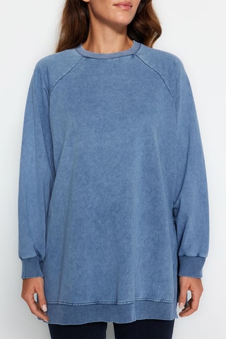 Sweat oversize - Bleu