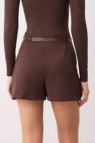 Jupe-short - Marron
