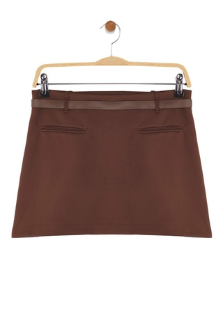 Jupe-short - Marron