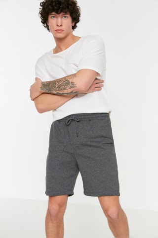 2 bermudas - Bleu marine et anthracite