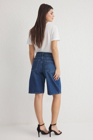 Bermuda en jean - Bleu