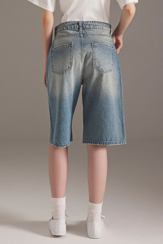 Bermuda en jean - Bleu