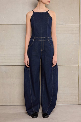 Combinaison en jean - Bleu foncé