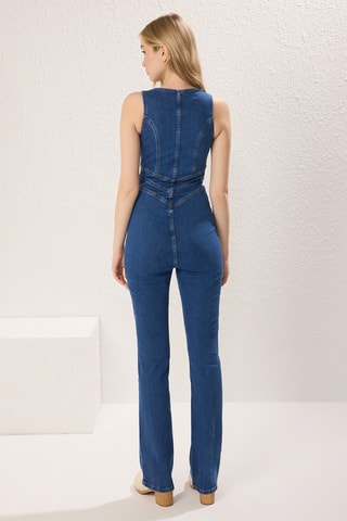 Combinaison en jean - Bleu foncé