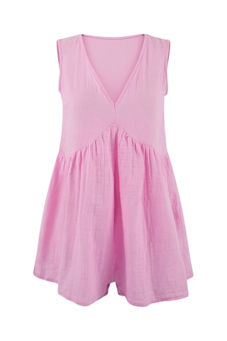 Combishort sans manches - Rose