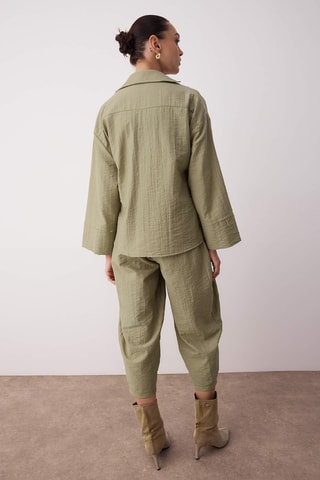 Kimono et pantalon 7/8 - Kaki