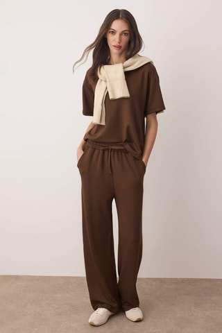 T-shirt et pantalon - Marron