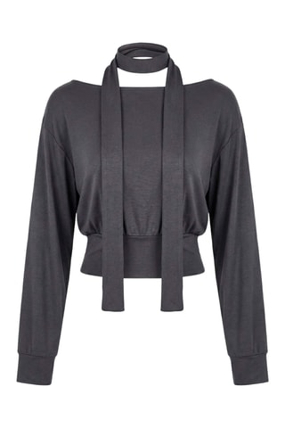 Top et foulard - Anthracite