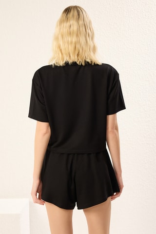 T-shirt et short - Noir