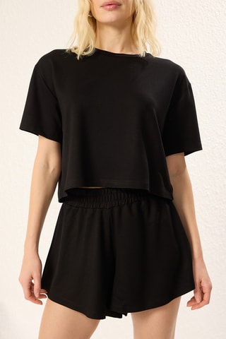 T-shirt et short - Noir