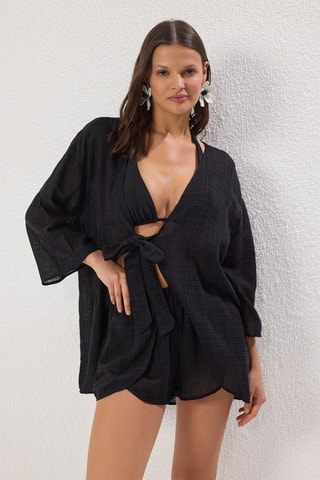 Blouse et short - Noir