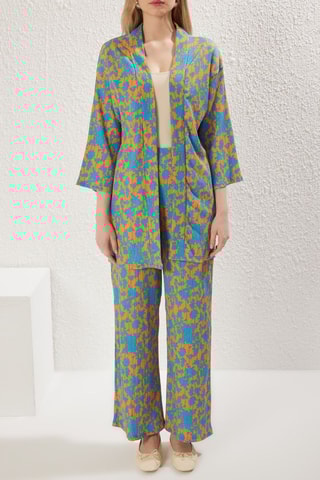 Kimono et pantalon - Orange