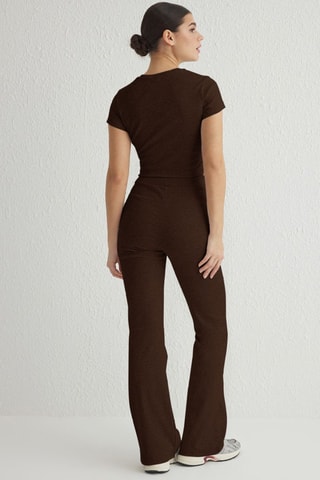 Top et pantalon - Marron