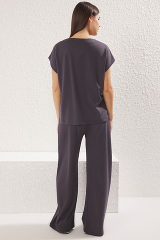 Top et pantalon taille haute - Anthracite