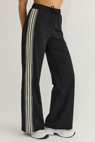 Pantalon de survêtement taille haute - Noir