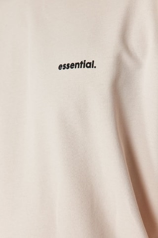 T-shirt et bermuda - Beige