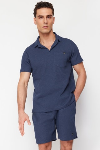 Polo et short regular - Indigo